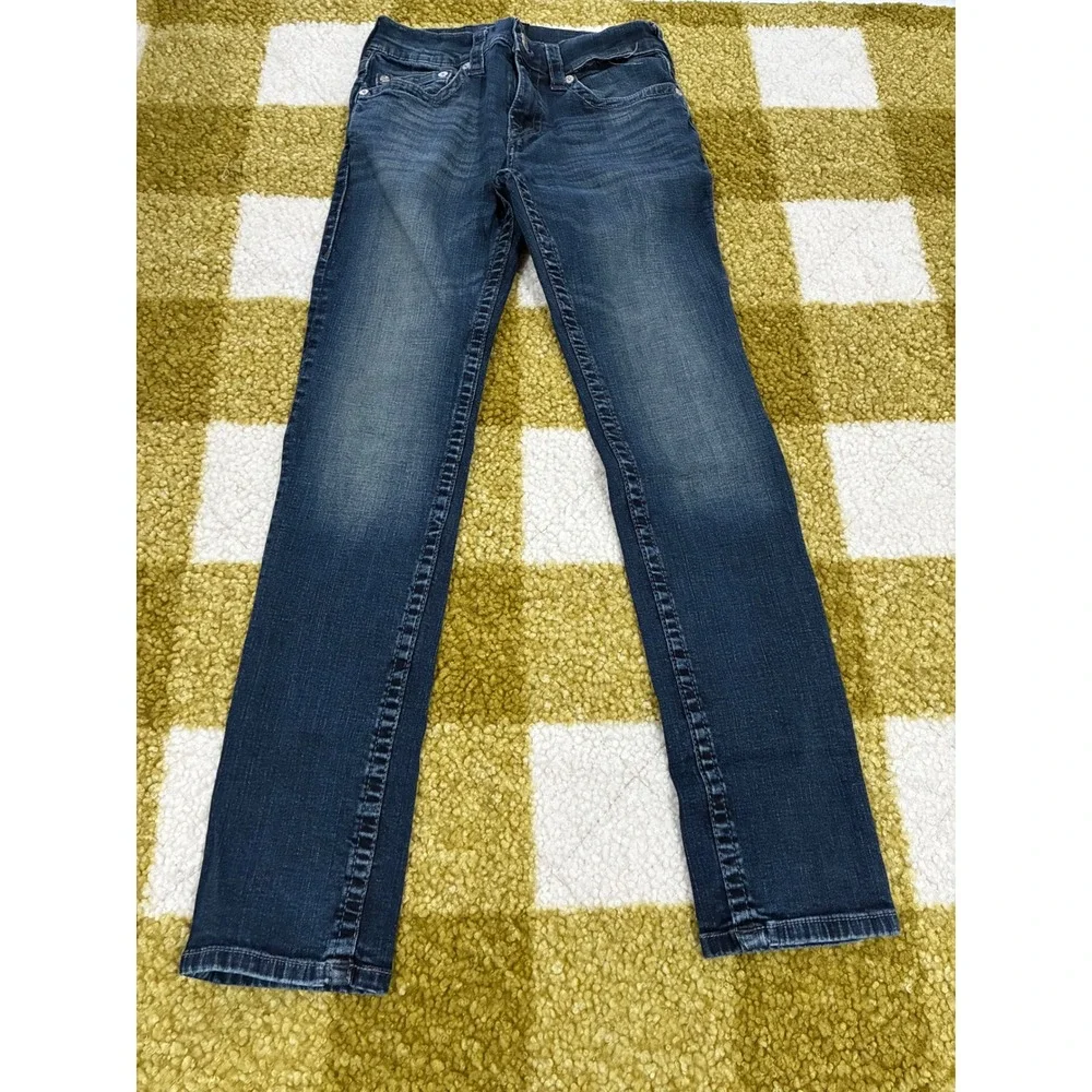 True Religion Rocco‎ Relaxed Skinny Jeans Mens 30 Dark Wash Denim Blue